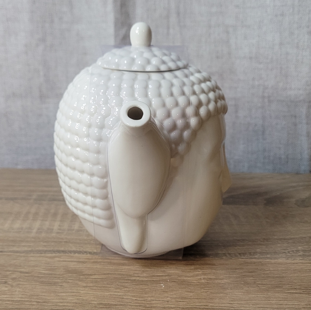 Buddha Head Teapot Tea Set Porcelain - Picture 8 of 11